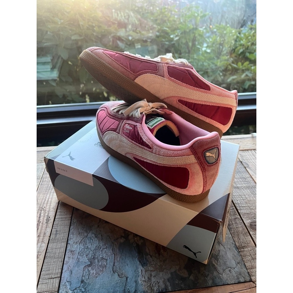 Kidsuper x Puma brazil sneaker "Dark Crimson/Alpine Snow" - Picture 7 of 8